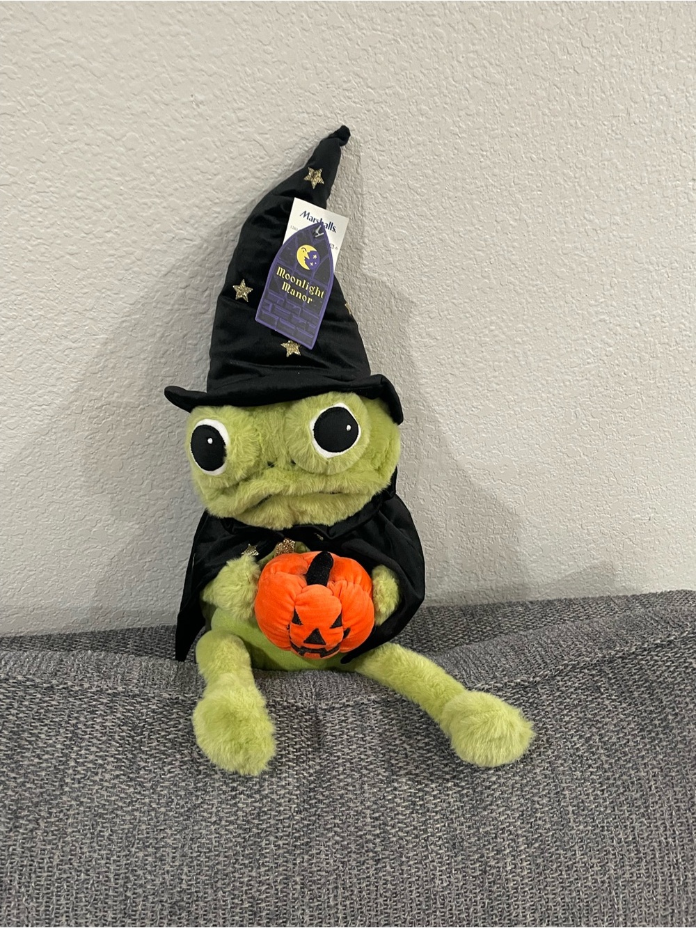 Moonlight Manor Halloween Frog Wizard